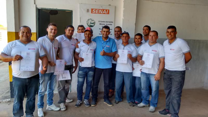 Colaboradores do Açúcar Alegre concluem Curso de Mecânico de Motores Diesel