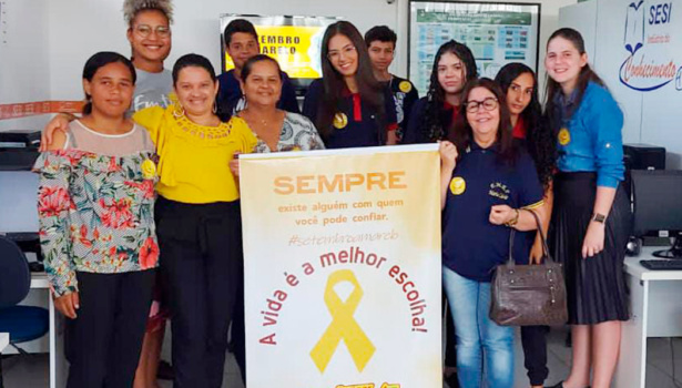 Campanha Setembro Amarelo no Açúcar Alegre